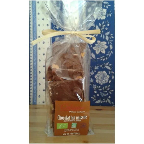 Tablette chocolat lait noisette (4) 250g