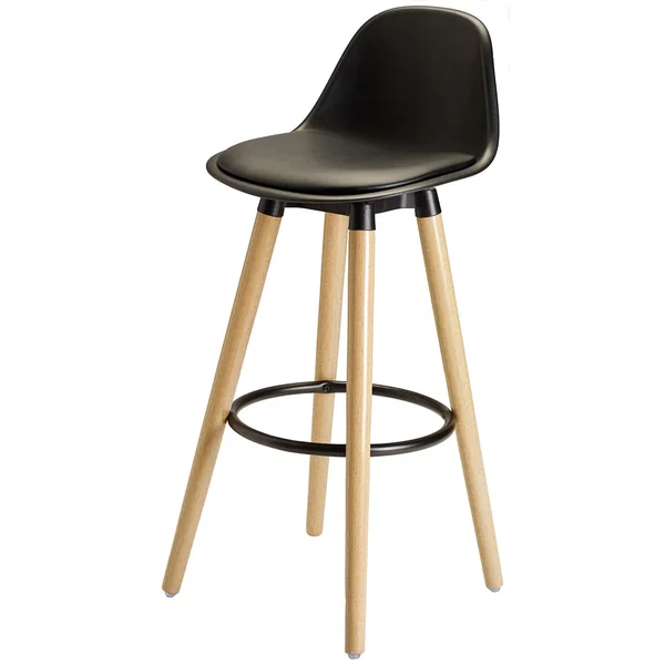 Tabouret de bar noir 42x39xH 92cm