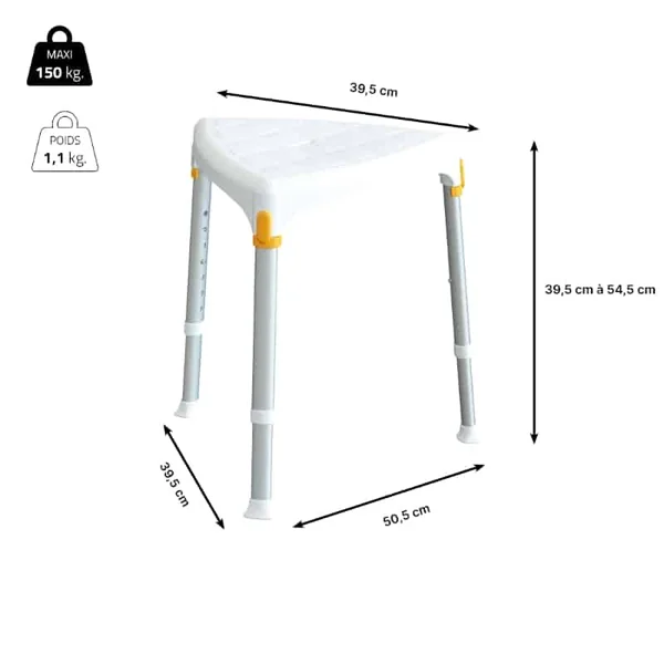 TABOURET DE COIN CAPRI - Oplus Médical