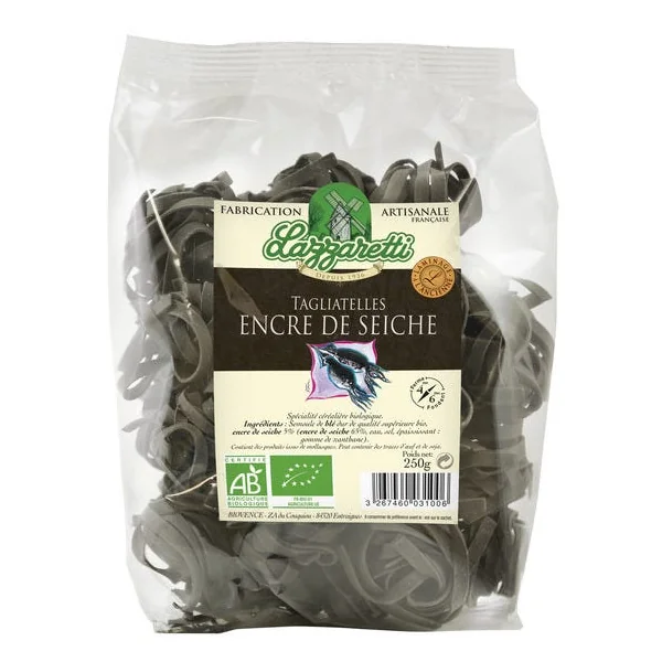 Tagliatelle encre de seiche 250g