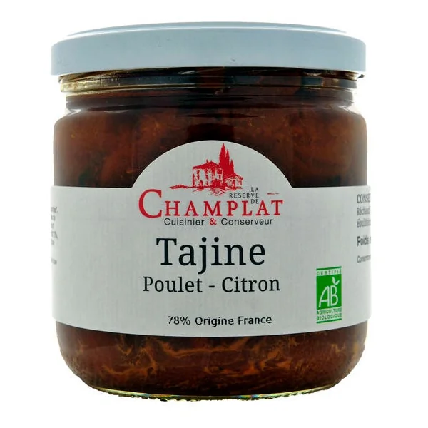 Tajine poulet citron 340g