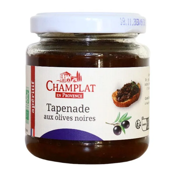 Tapenade aux olives noires 110g