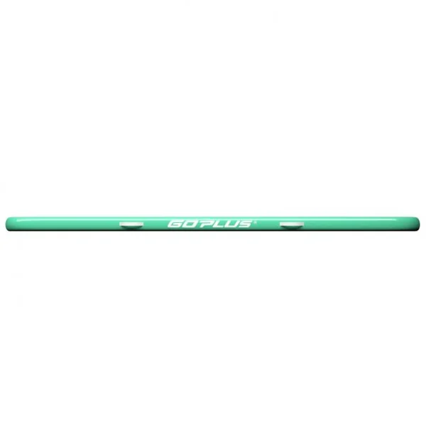 Tapis de Gymnastique Gonflable avec Pompe Électrique Antidérapant Kit de Réparation Capacité 120kg 300x100x10cm Vert