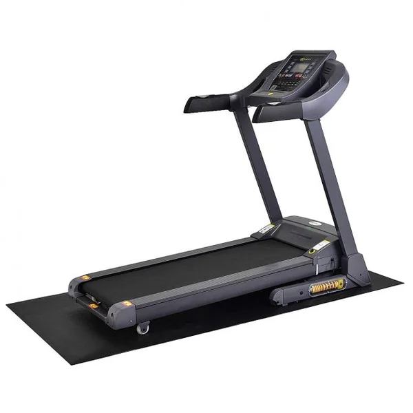 Tapis d'Equipement d'Exercice 6mm Amortissement des chocs Protection de Sol Réduction de Bruit