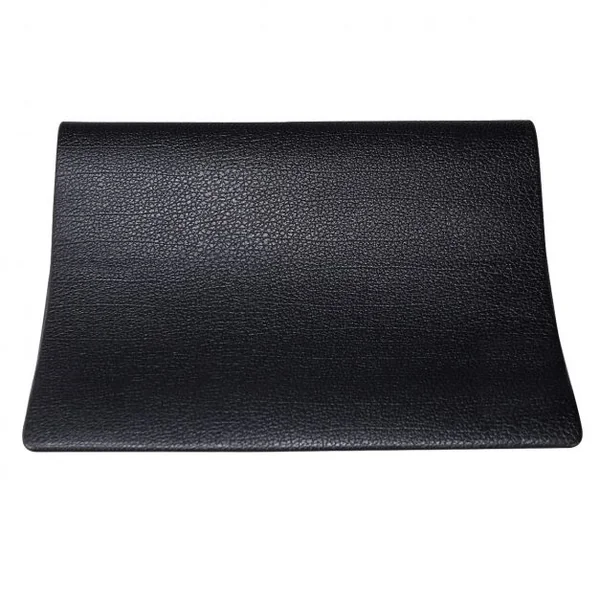 Tapis pour appareils de fitness Tapis multifonction pour sport, en PVC imperméable et ignifuge, 120 x 60 x 0,6 cm, Noir