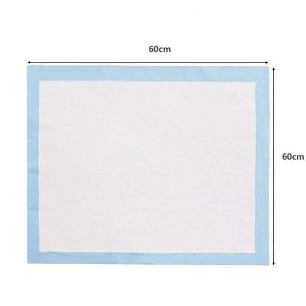 Tapis éducateurs pour Chiot 5 Couches Lot de 200 Tapis Absorant pour Animaux 60x60CM