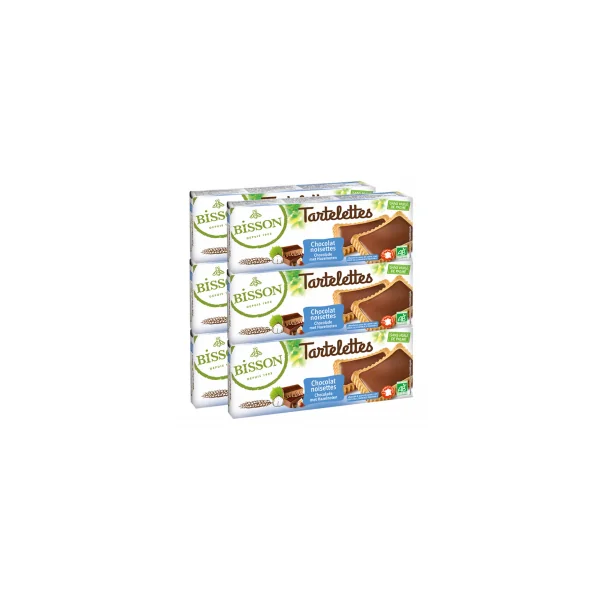 Tartelettes au chocolat & noisettes - Lot de 6x150g