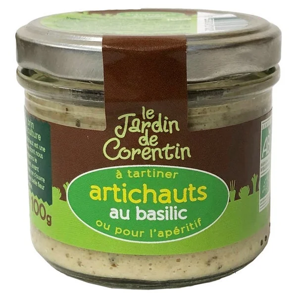 Tartinable artichauts et basilic 100g