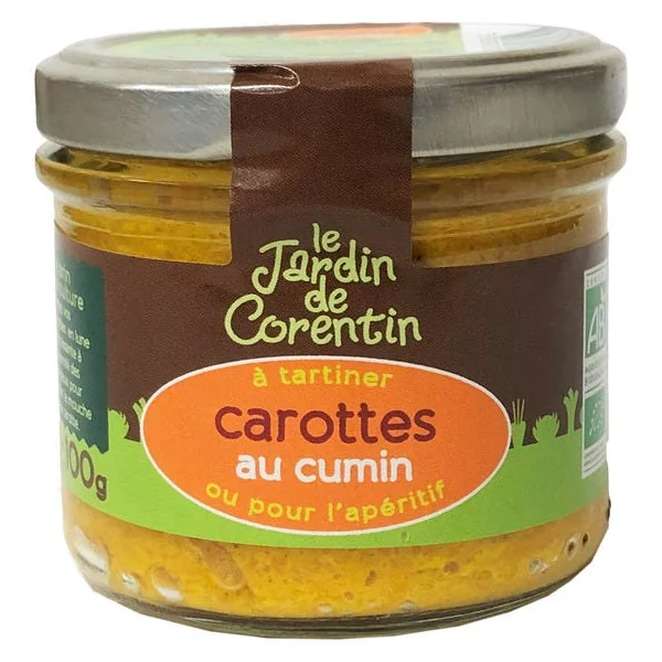 Tartinable à base de carottes et cumin 100g