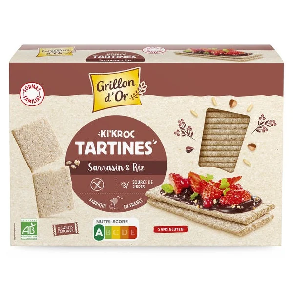 Tartine craquant sarras riz ki'kroc 270g