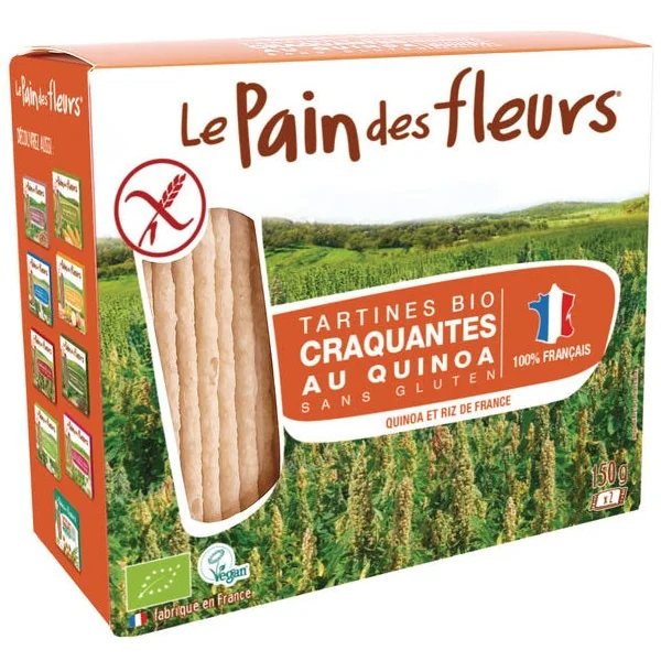 Tartines craquantes au quinoa France sans gluten 150g