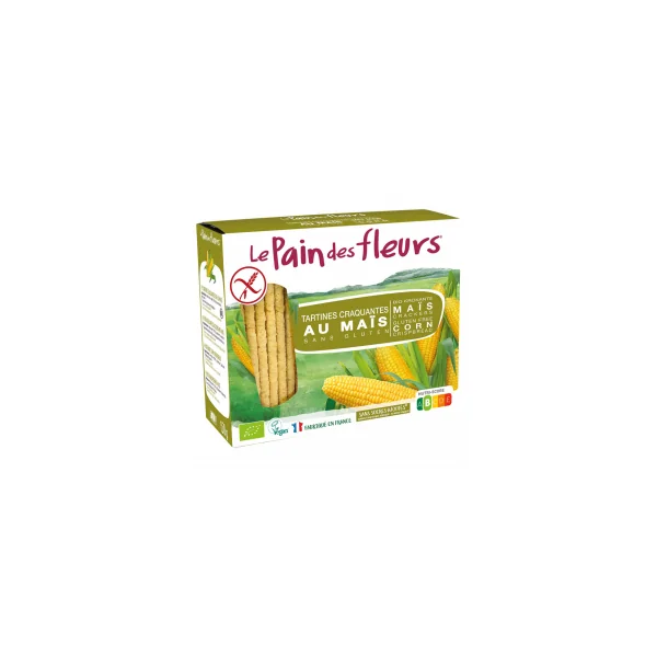 Tartines craquantes bio au maïs sans gluten - 150g