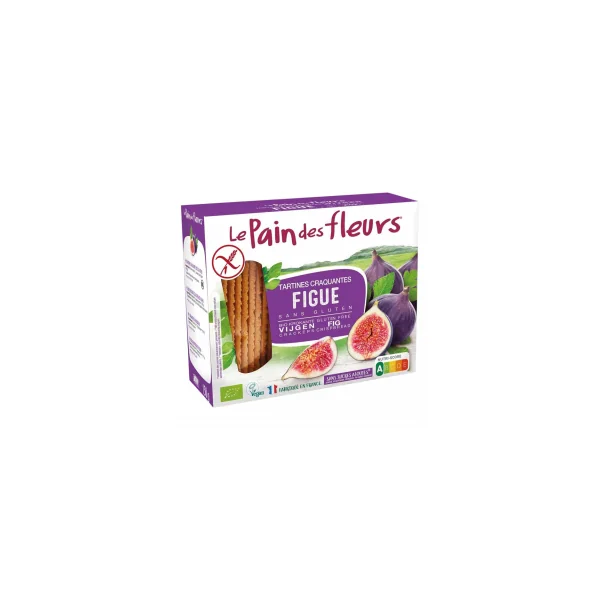 Tartines craquantes bio aux figues sans gluten - 150g