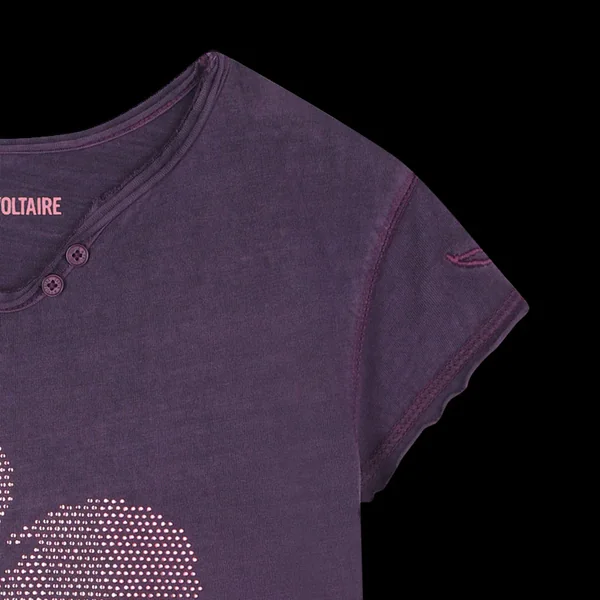 Tee-Shirt imprimé graphique Fille Zadig & Voltaire H25 - Soins Bébé Naturels & Produits Maman Après Naissance