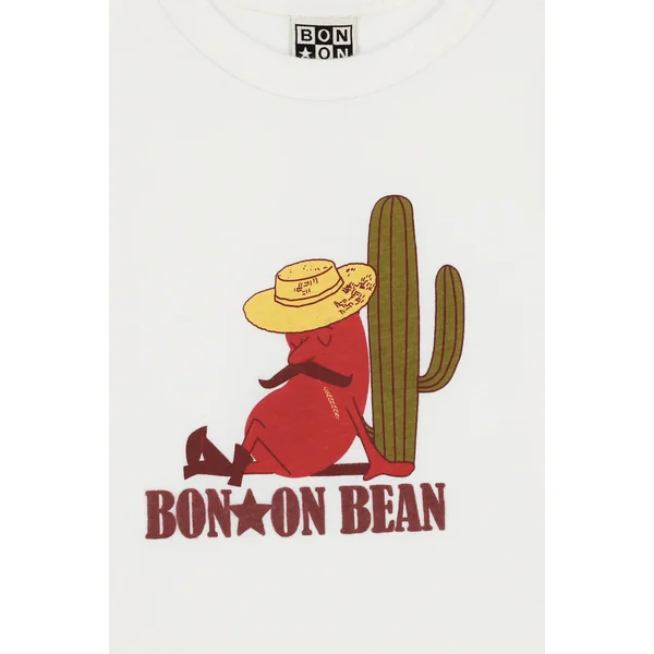 Tee-shirt Tuba El Bean écru babyboy Bonton E26 - Soins Bébé Naturels & Produits Maman Après Naissance