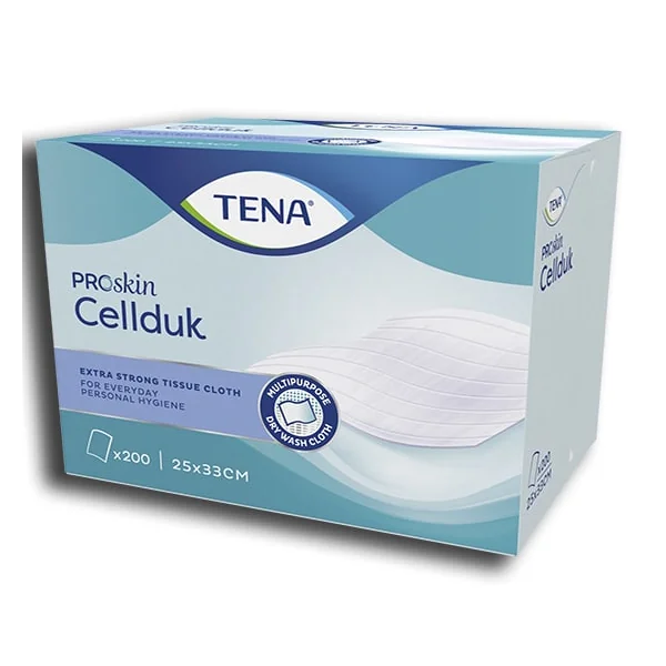 Tena Cellduk Proskin - quantité 200 - Tena HYGIENE DES MAINS ET DU CORPS