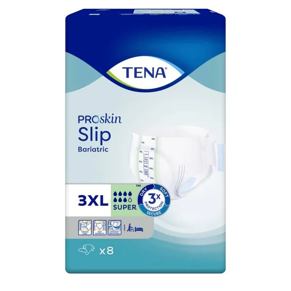 Tena Slip ProSkin Super Bariatric XXXL - Sachet de 8 - Tena Slip