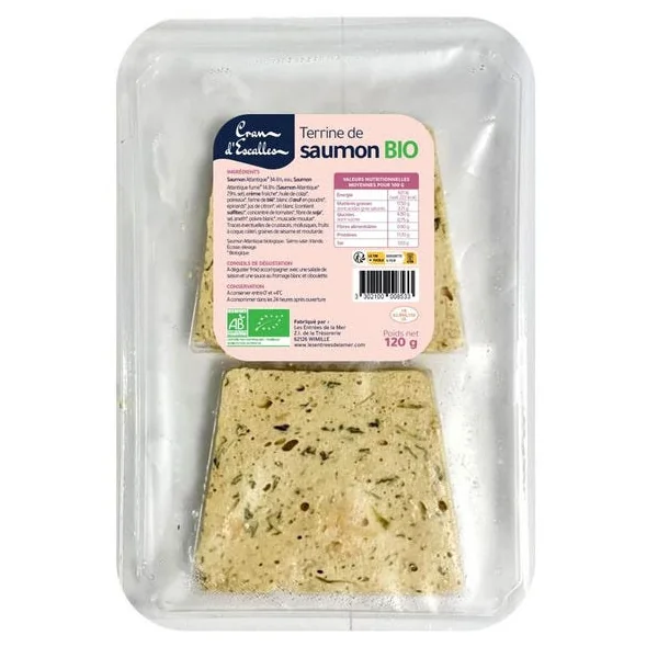 Terrine de saumon (2) 120g