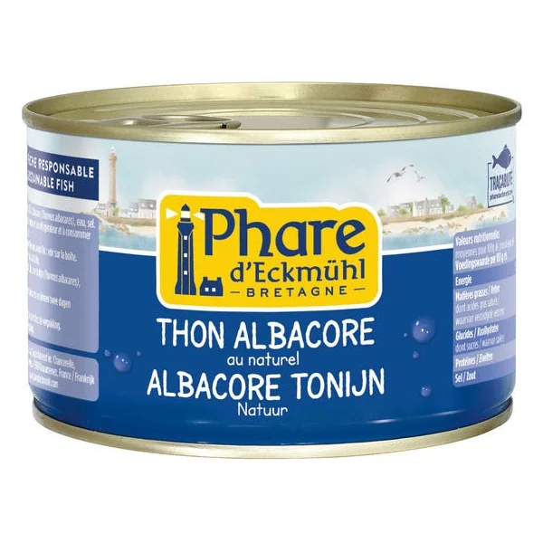Thon albacore au naturel 280g net égoutté