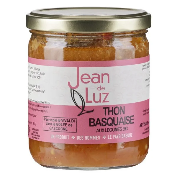 Thon basquaise aux légumes 380g