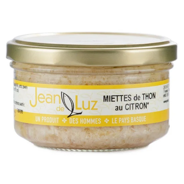 Thon blanc germon miettes citron 140g