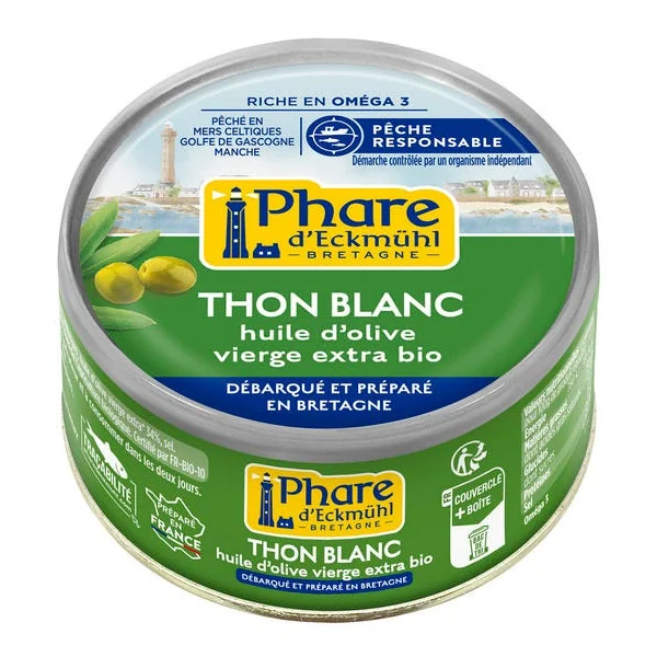 Thon blanc germon à l'huile d'olive 80g
