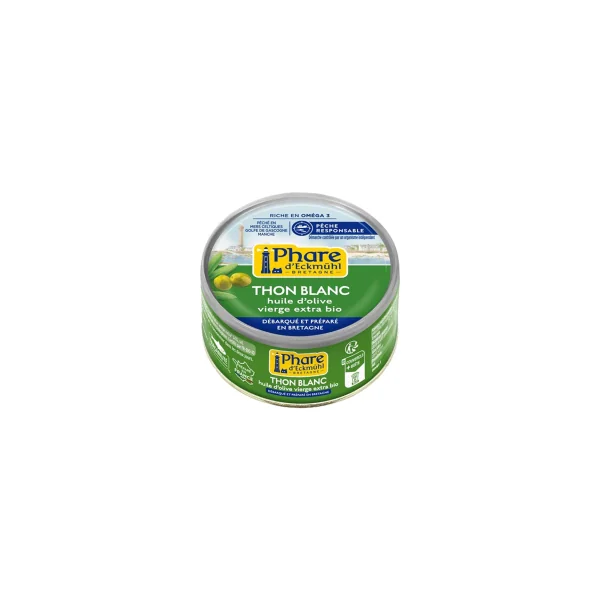 Thon blanc Germon à l'huile d’olive vierge extra bio - 80g
