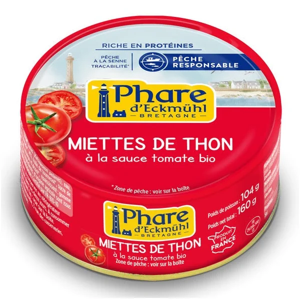 Thon Listao miette tomate 160g