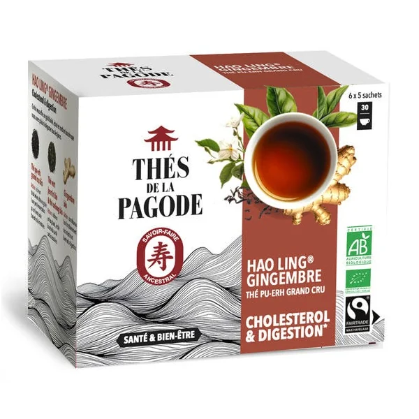Thé Hao Ling gingembre 30x2,5g