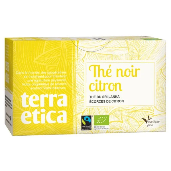 Thé noir citron Darjeeling
