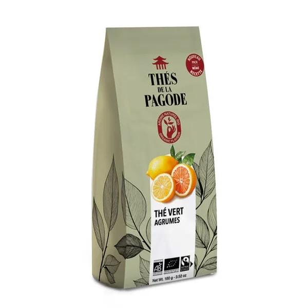 Thé vert agrumes 100g