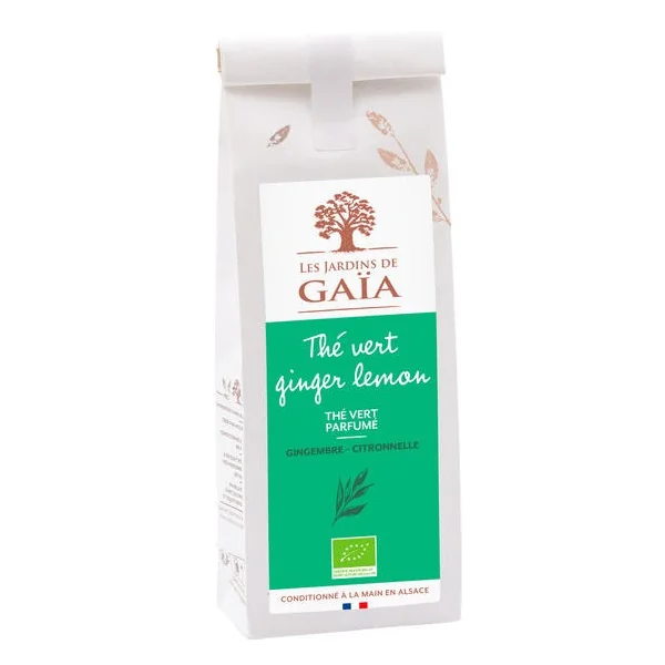 Thé vert ginger lemon 100g