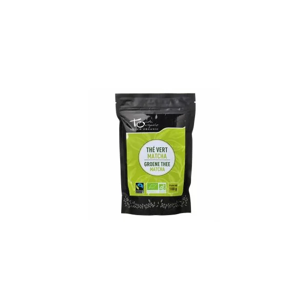 Thé vert Matcha bio et équitable - Sachet vrac de 100g