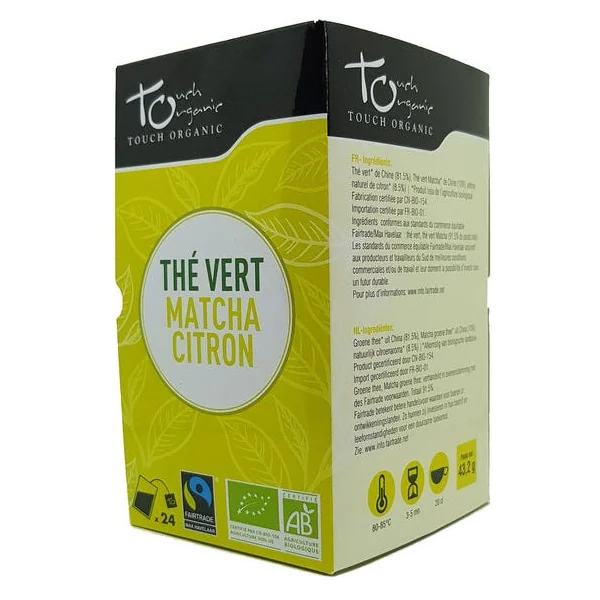 Thé vert matcha citron 24x1,8g