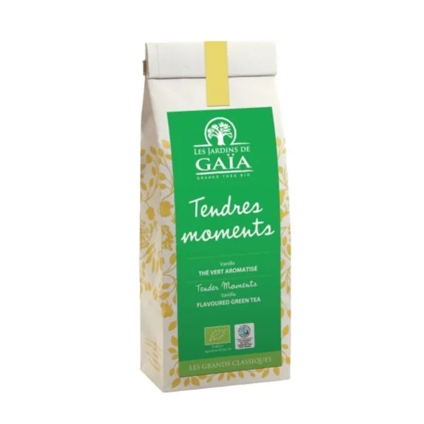 Thé vert vanille Tendres moments 100g