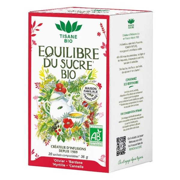 Tisane équilibre du sucre 20x1,8g