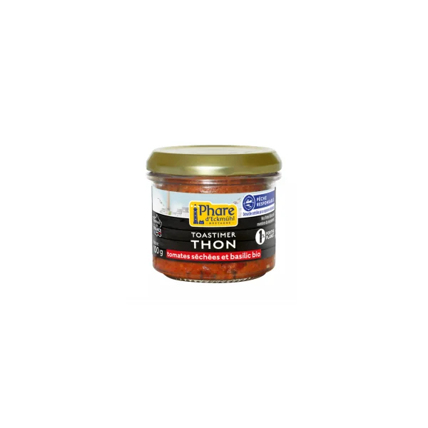 Toastimer - Tartinade au thon, tomate séchée et basilic bio - 100g