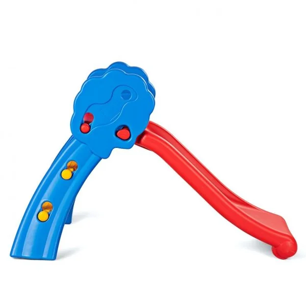 Toboggan Aire de Jeux Pliable 108 x 60 x 71 CM en Plastique Charge Max. 50kg pour Garçons et Filles 3-8 Ans
