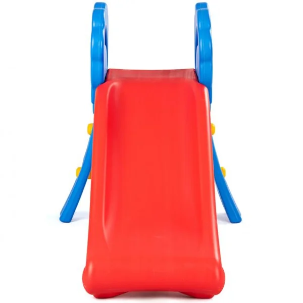 Toboggan Aire de Jeux Pliable 108 x 60 x 71 CM en Plastique Charge Max. 50kg pour Garçons et Filles 3-8 Ans