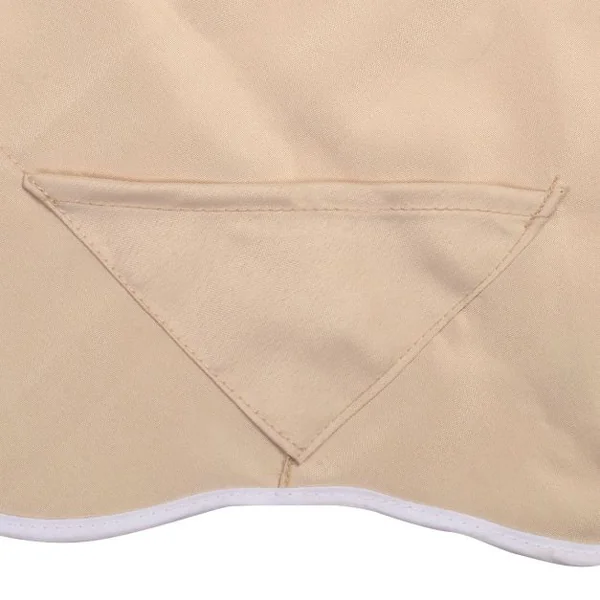 Toile de Rechange pour Balancelle Balançoire Auvent pour Balancelle Imperméable en Polyester 3 tailles au Choix Beige