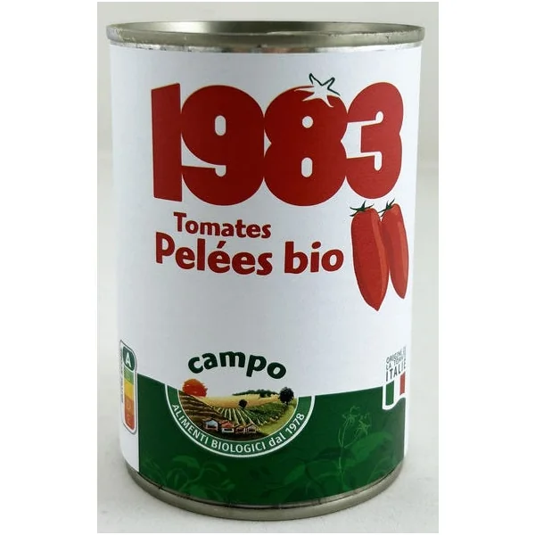 Tomates entières pelées 480g net égoutté