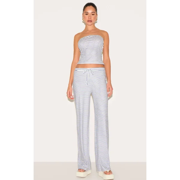 Top Bandeau Long Rayé Toucher Doux