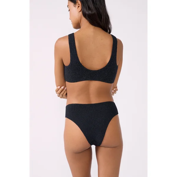 Triangle haut de maillot en matière extensible pailleté