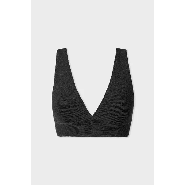 Triangle haut de maillot en matière extensible pailleté