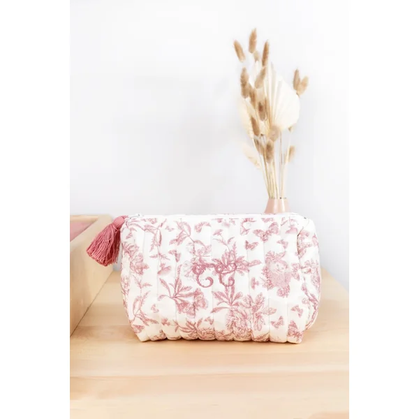 Trousse de toilette Toile de Jouy - Tartine et Chocolat - Soins Bébé Naturels & Produits Maman Après Naissance