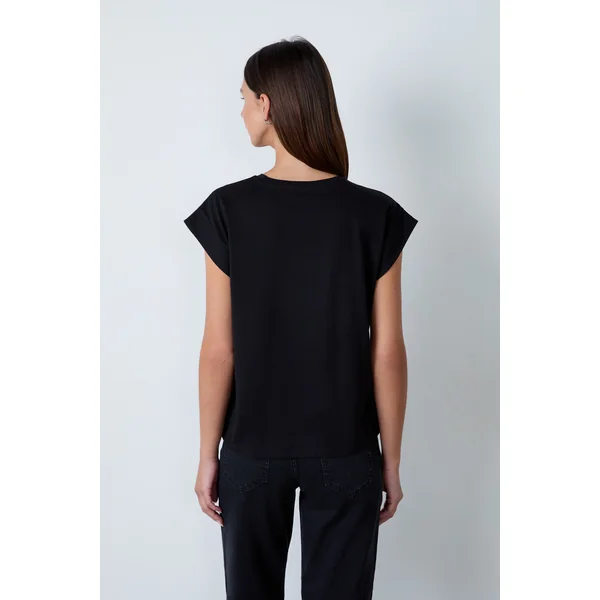 T-shirt col rond 100% coton
