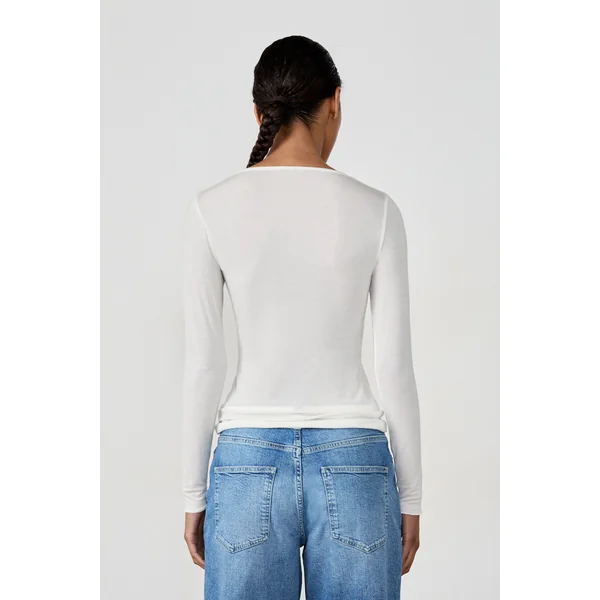 T-shirt thermique manches longues avec cachemire