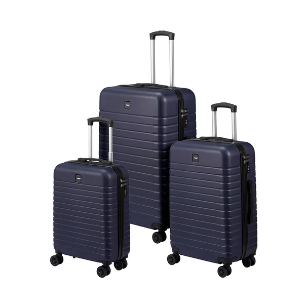 Valise ABS bleu marine 38L