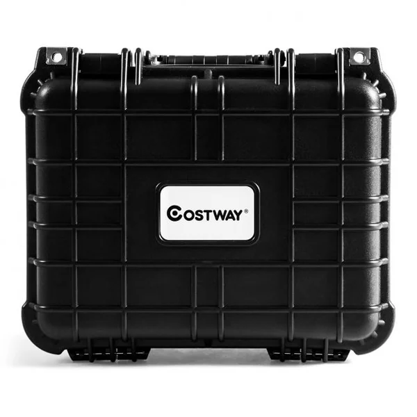 Valise Etanche pour Appareil Photo Professionnel et 3 Inserts en Mousse avec Poignée Ergonomique 34,5x15x29cm Noir