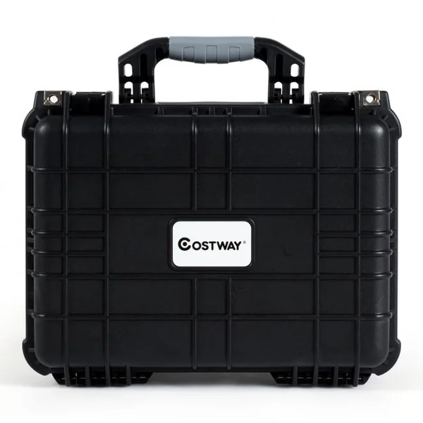 Valise Etanche pour Appareil Photo Professionnel et 3 Inserts en Mousse avec Poignée Ergonomique 41x33x17,5cm Noir